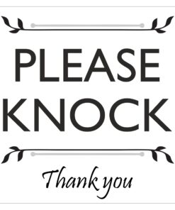 Please Knock Sign