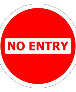 No Entry Sign