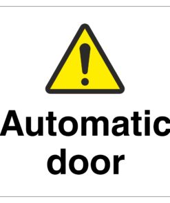Automatic Door Sign