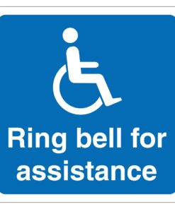 Ring Bell For Assistance Sign