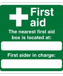 First Aid Sign