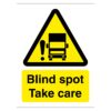 Blind Spot Take Care Sign