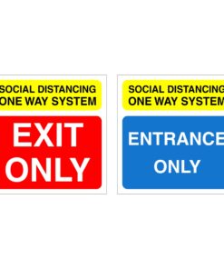 Entrance And Exit Signs