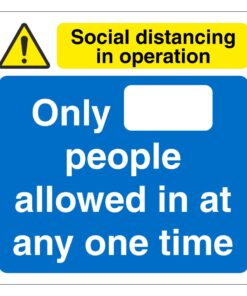 Social Distancing Sign