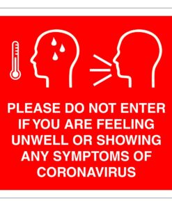 Coronavirus Symptoms Sign
