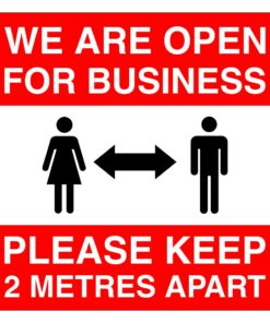 We Are Open For Business Sign