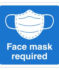 Face Mask Required Sign