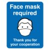 Face Mask Required Sign