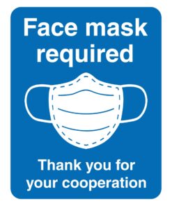 Face Mask Required Sign