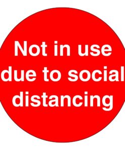 Not In Use Sign