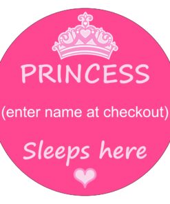 Bespoke Princess Sleeps Here Sign