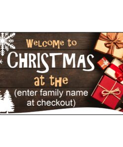 Bespoke Christmas Front Door Sign