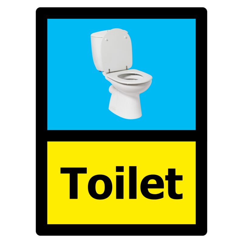 Toilet Dementia Door Sign - Aston Safety Signs