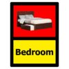 Bedroom Dementia Door Sign