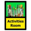 Activities Room Dementia Door Sign