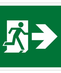 Fire Exit Arrow Right Sign
