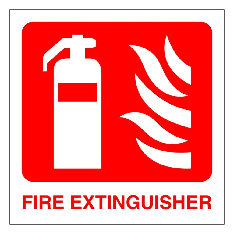 Fire Extinguisher Sign Aston Safety Signs