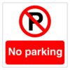 No Parking Sign
