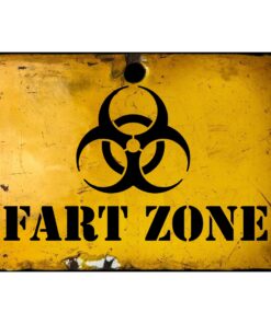 Fart Zone Bedroom Door Sign