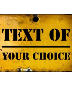 Bespoke Antique Effect Bedroom Door Sign