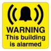 Warning This Building Is Alarmed Sign (1)