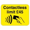 Contactless Limit Sign