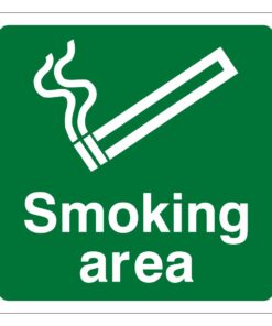 Smoking Area Sign