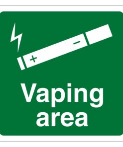 Vaping Area Sign