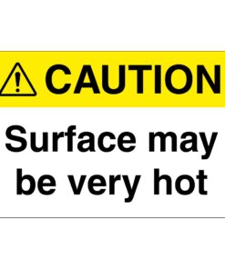 Caution Surface May Be Very Hot Sign