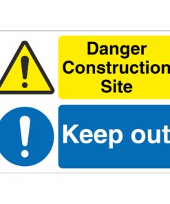 Danger Construction Site Sign