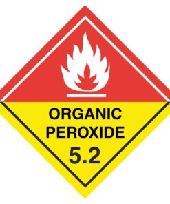 Organic Peroxide (5.2) Hazard Symbol - GHS Diamond Sign