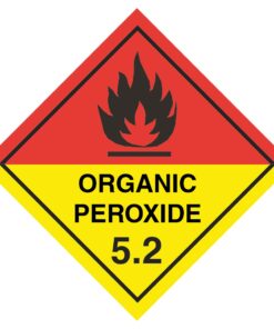 Organic Peroxide (5.2) Hazard Symbol - GHS Diamond Sign