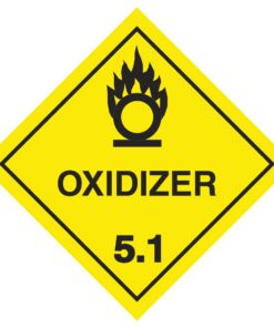 Oxidizer (5.1) Hazard Symbol - GHS Diamond Sign
