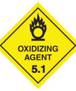 Oxidizing Agent (5.1) Hazard Symbol - GHS Diamond Sign