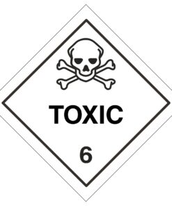 Toxic (6) Hazard Symbol - GHS Diamond Sign