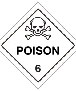 Poison (6) Hazard Symbol - GHS Diamond Sign
