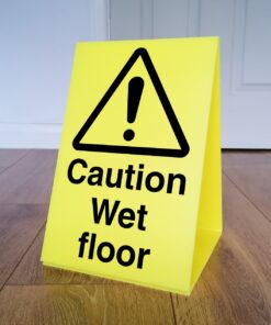 Free Standing A Board - Caution Wet Floor