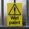 Wet Paint - Corex Fence Sign