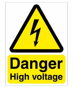 Danger High Voltage Sign