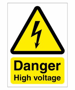 Danger High Voltage Sign