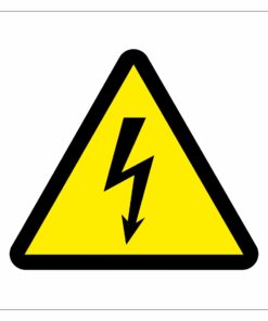 Electrical Symbol Warning Sign