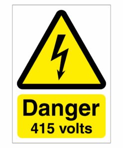 Danger 415 Volts Sign