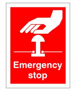 Emergency Stop Sign