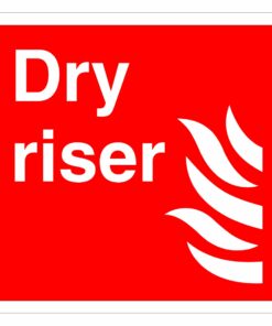 Dry Riser Sign