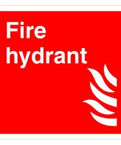 Fire Hydrant Sign