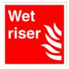 Wet Riser Sign