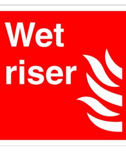 Wet Riser Sign