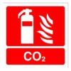CO2 Fire Extinguisher Sign