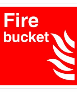 Fire Bucket Sign