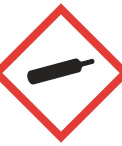 Compressed Gas Symbol - GHS Diamond Sign